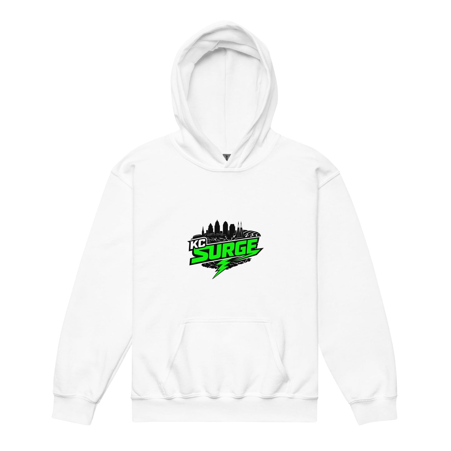 Classic | Youth Hoodie | Kansas City Surge | Neon Skyline Logo
