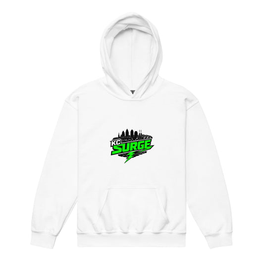 Classic | Youth Hoodie | Kansas City Surge | Neon Skyline Logo