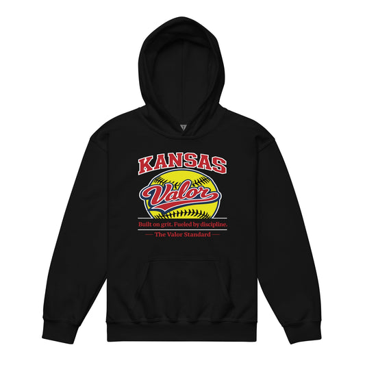 Classic | Youth Hoodie | Kansas Valor Fan Gear | The Standard Logo
