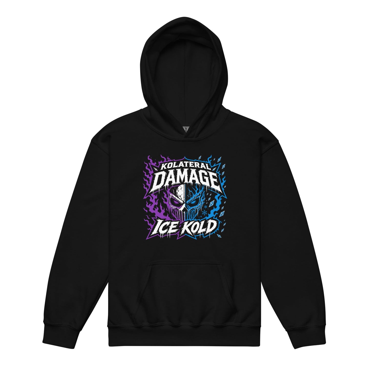 Classic | Youth Hoodie | Kolateral Damage E-Sports | Ice Kold Crest Logo
