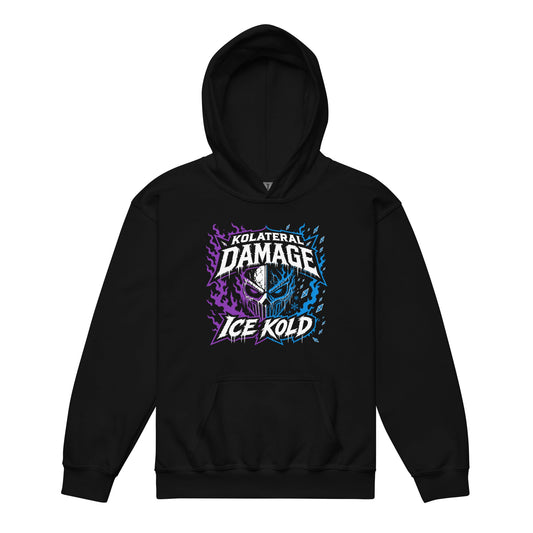 Classic | Youth Hoodie | Kolateral Damage E-Sports | Ice Kold Crest Logo