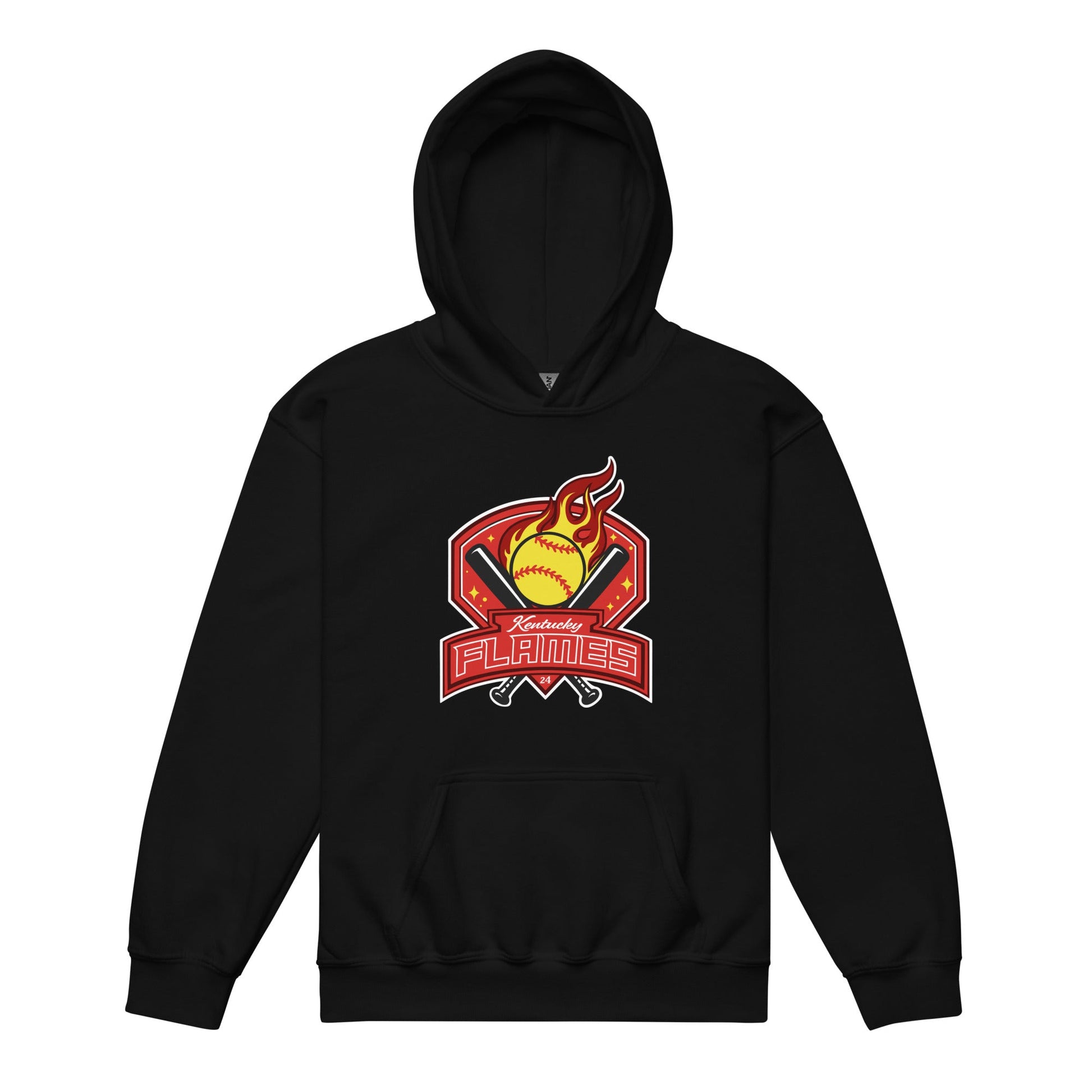 Classic | Youth Hoodie | KY Flames | Emblem Logo