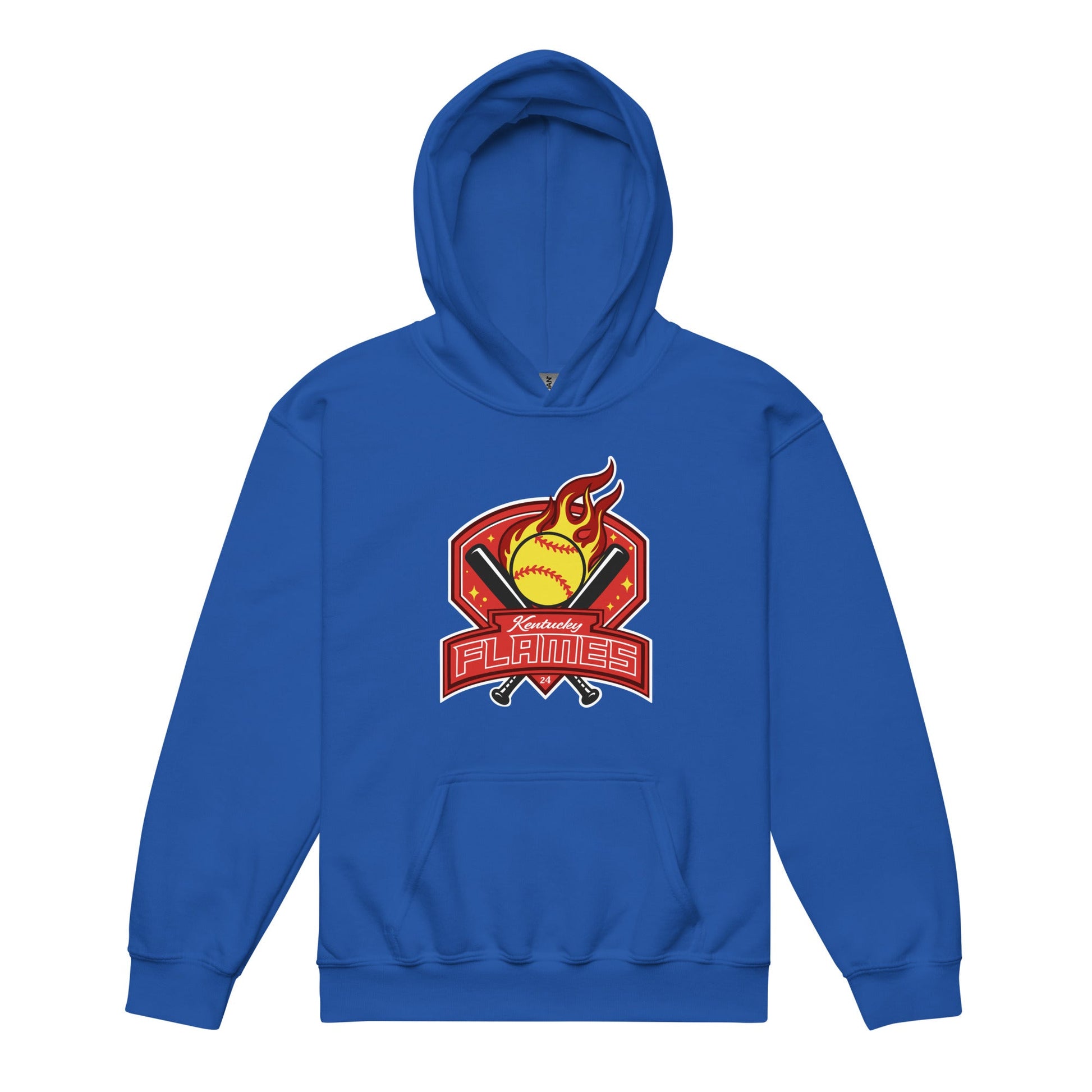 Classic | Youth Hoodie | KY Flames | Emblem Logo