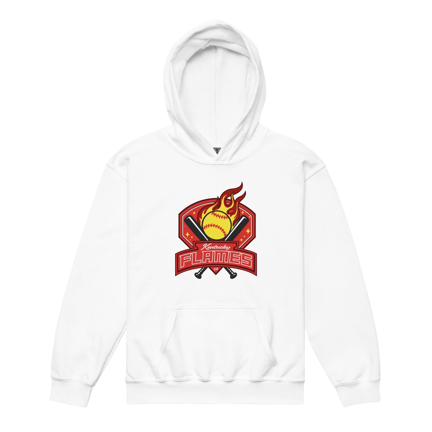 Classic | Youth Hoodie | KY Flames | Emblem Logo