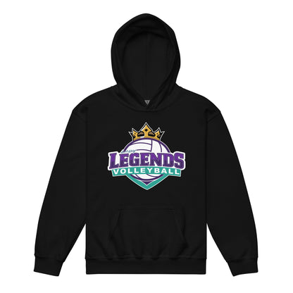 Classic | Youth Hoodie | Lady Legends Volleyball | Crown Logo