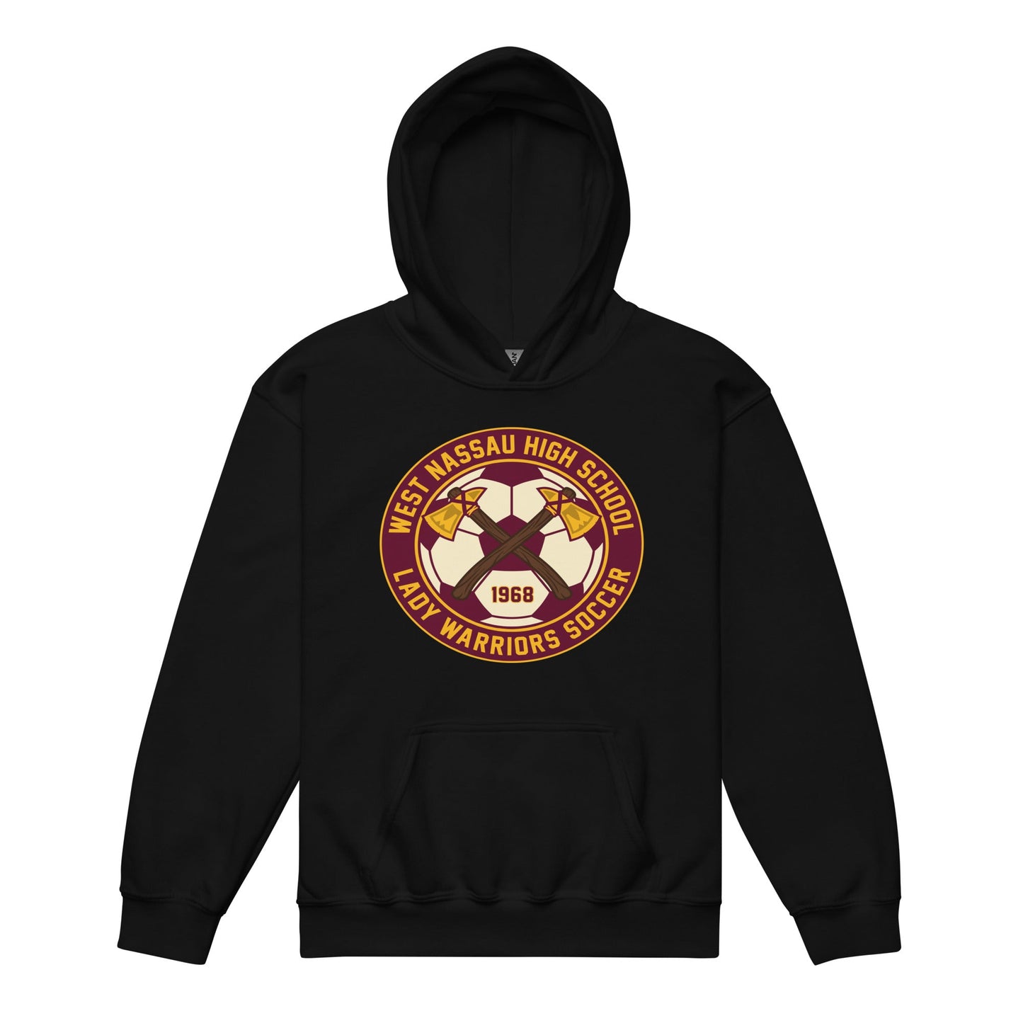 Classic | Youth Hoodie | Lady Warrior Soccer Booster Club | Lady Warriors Logo