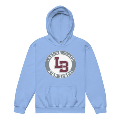 Classic | Youth Hoodie | Laguna Beach High School Wrestling | Badge Logo