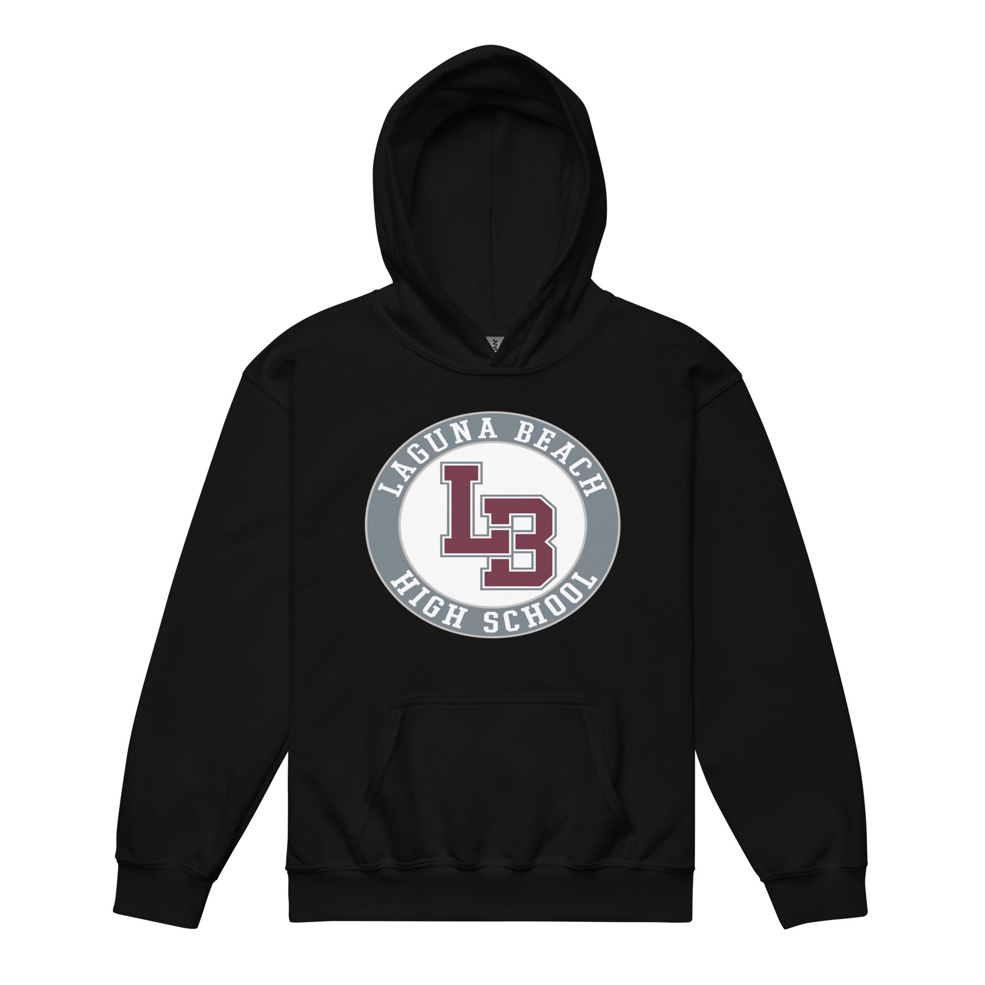 Classic | Youth Hoodie | Laguna Beach High School Wrestling | Badge Logo