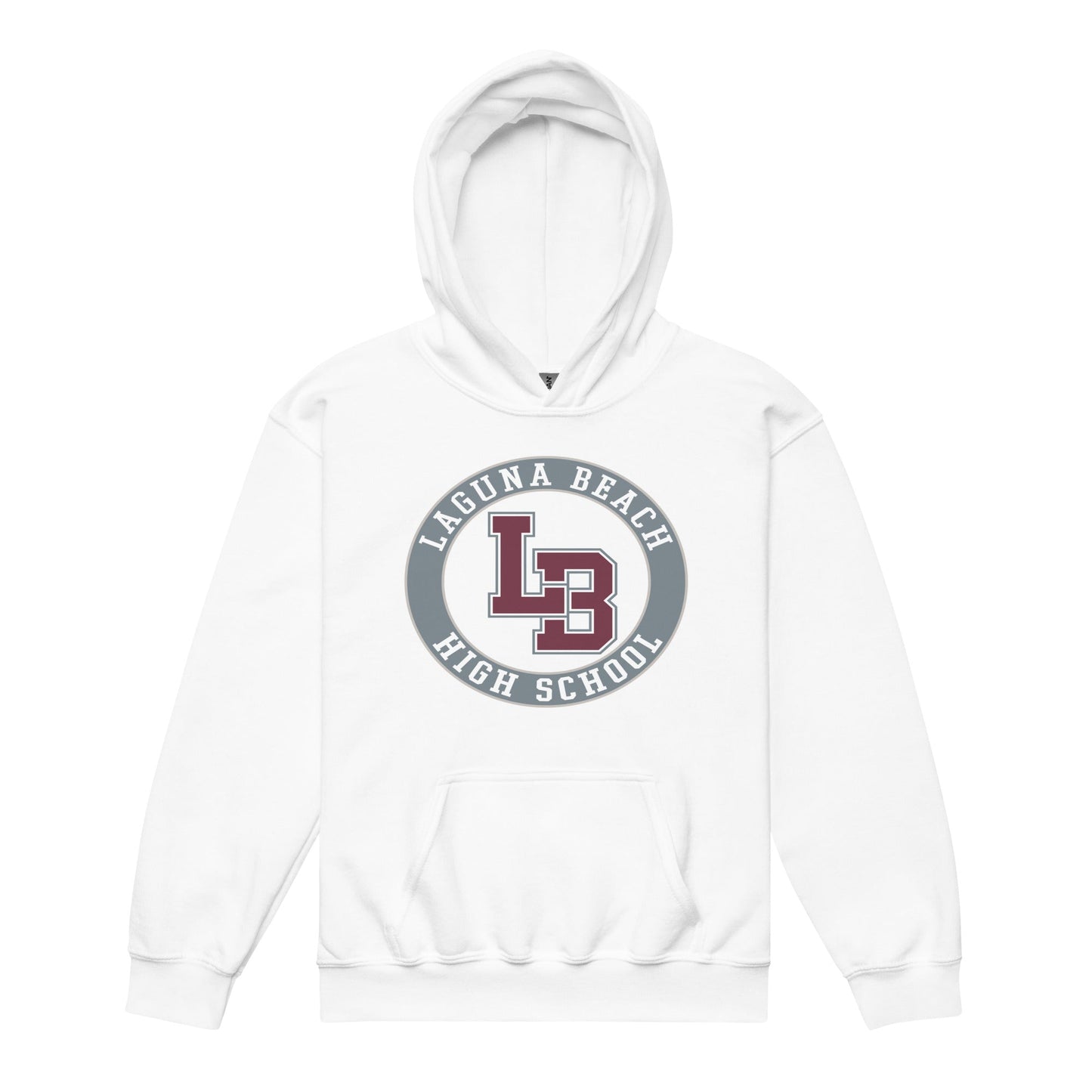 Classic | Youth Hoodie | Laguna Beach High School Wrestling | Badge Logo