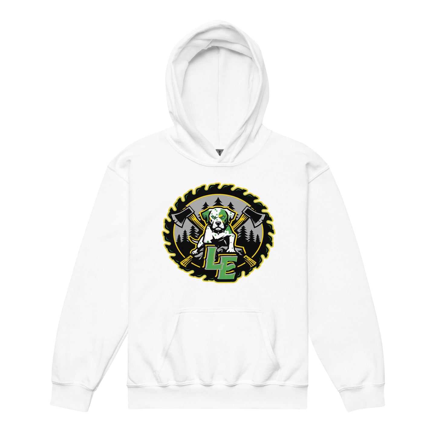 Classic | Youth Hoodie | Lake Erie Power Pines | Saw Logo
