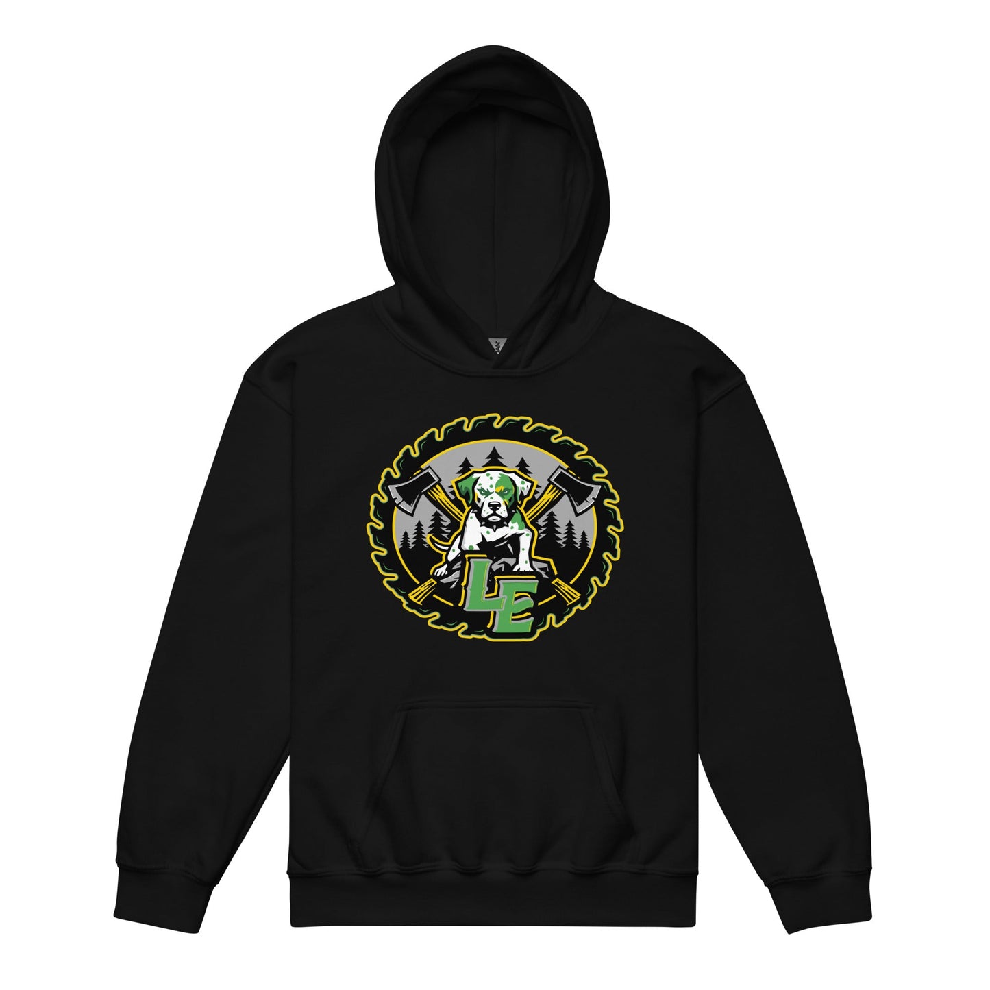 Classic | Youth Hoodie | Lake Erie Power Pines | Saw Logo