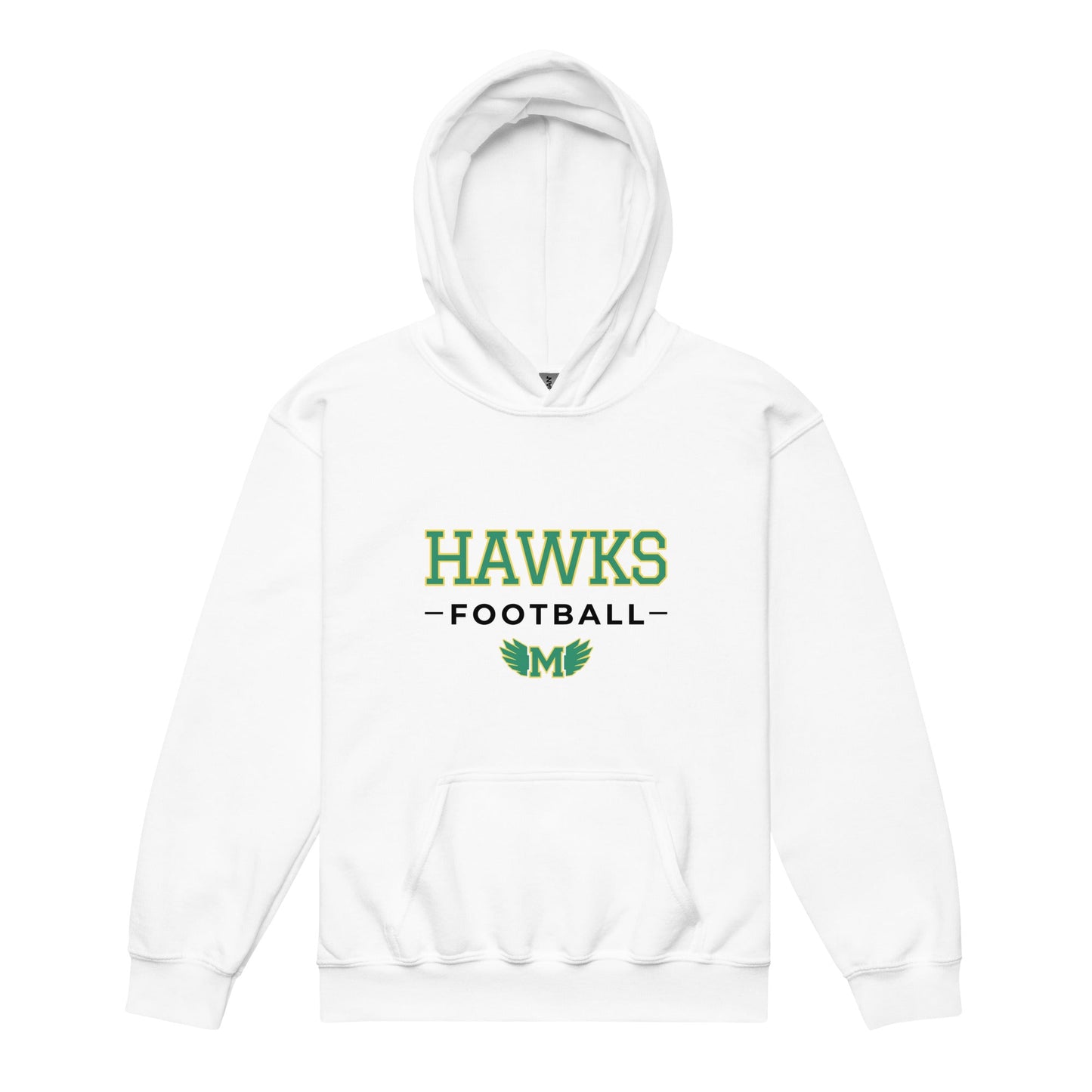 Classic | Youth Hoodie | Lake Minneola Hawks Football | Mark Logo