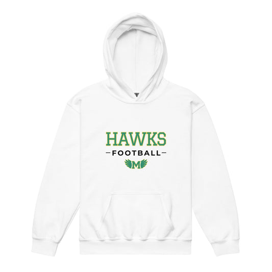 Classic | Youth Hoodie | Lake Minneola Hawks Football | Mark Logo
