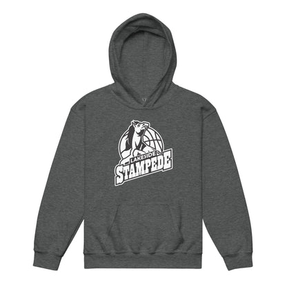 Classic | Youth Hoodie | Lakeside Stampede | Basketball Mascot Logo