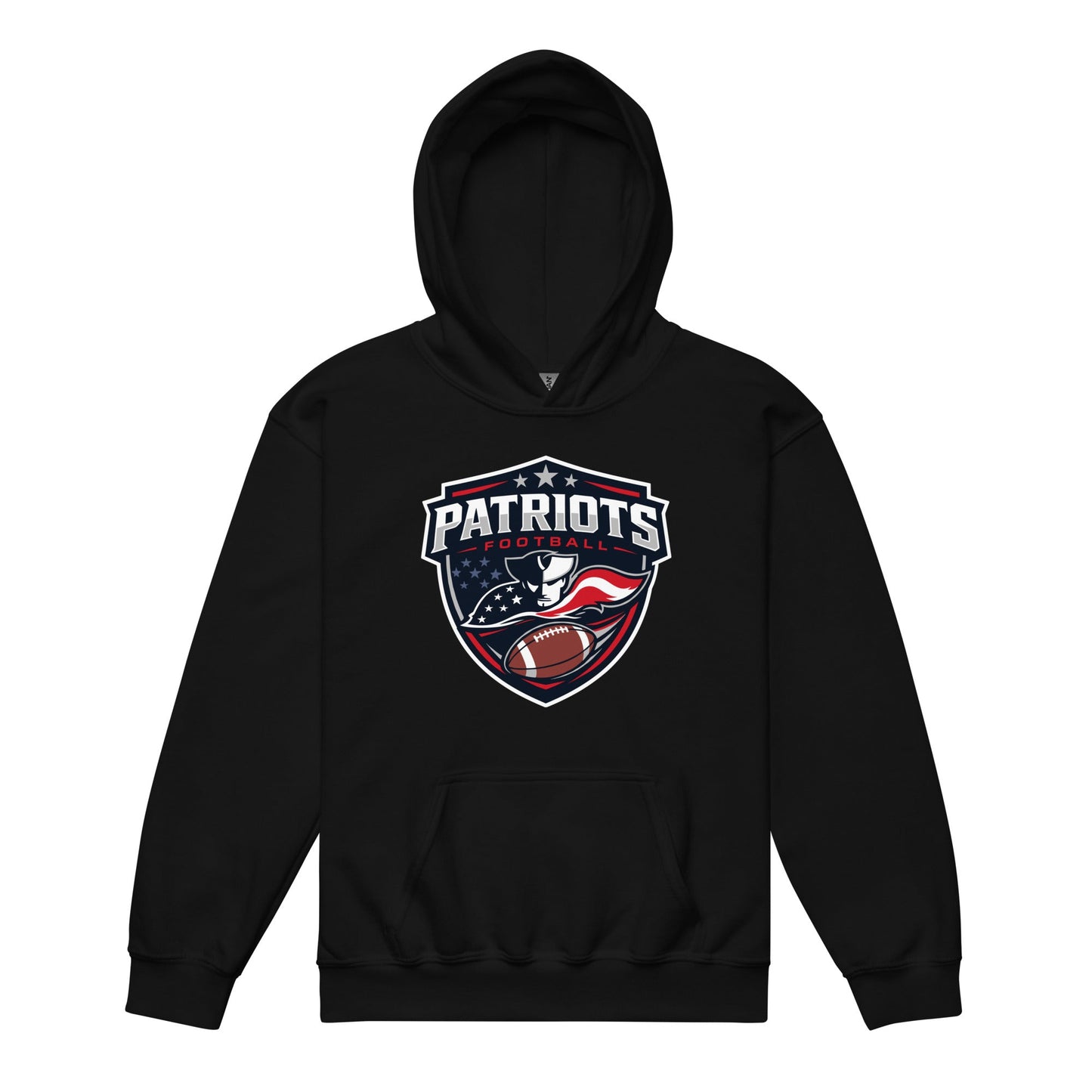 Classic | Youth Hoodie | LFMS Athletics | Patriots Football Logo