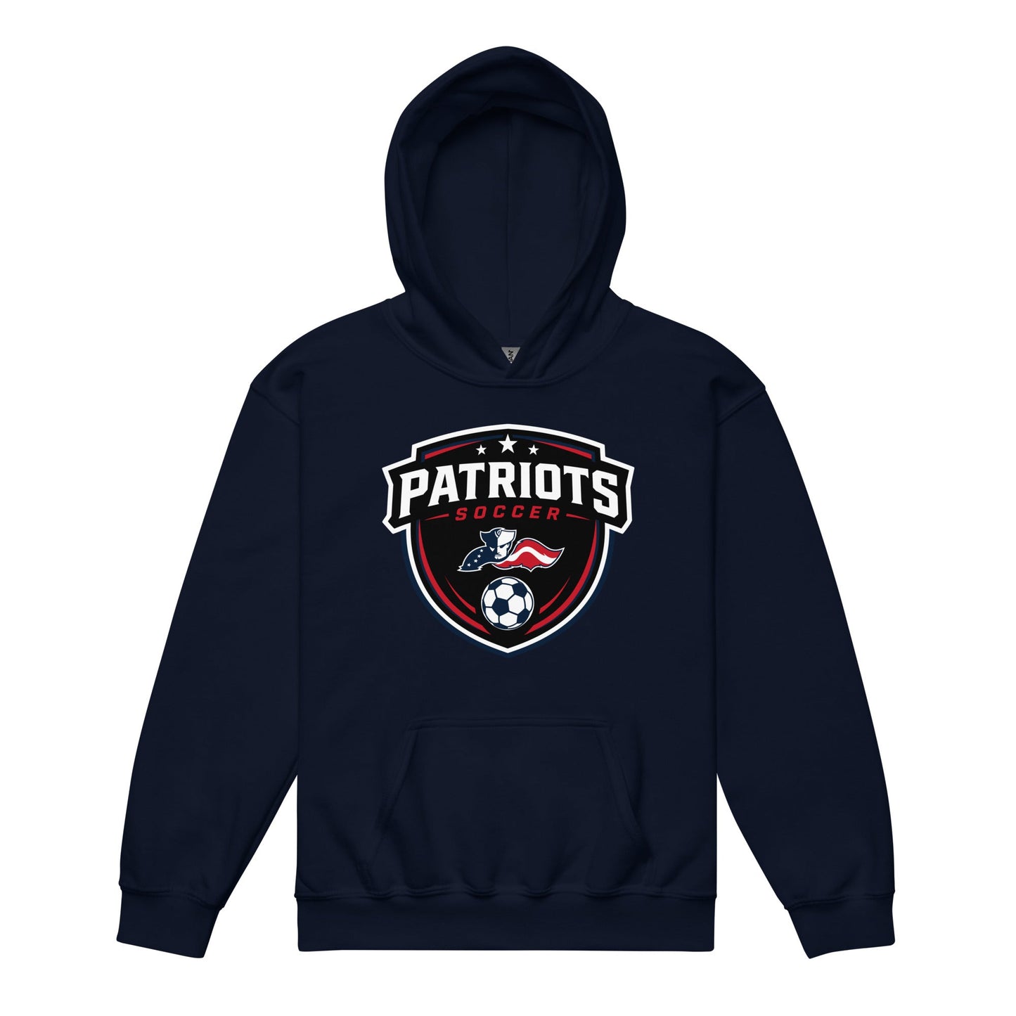 Classic | Youth Hoodie | LFMS Athletics | Patriots Soccer Logo