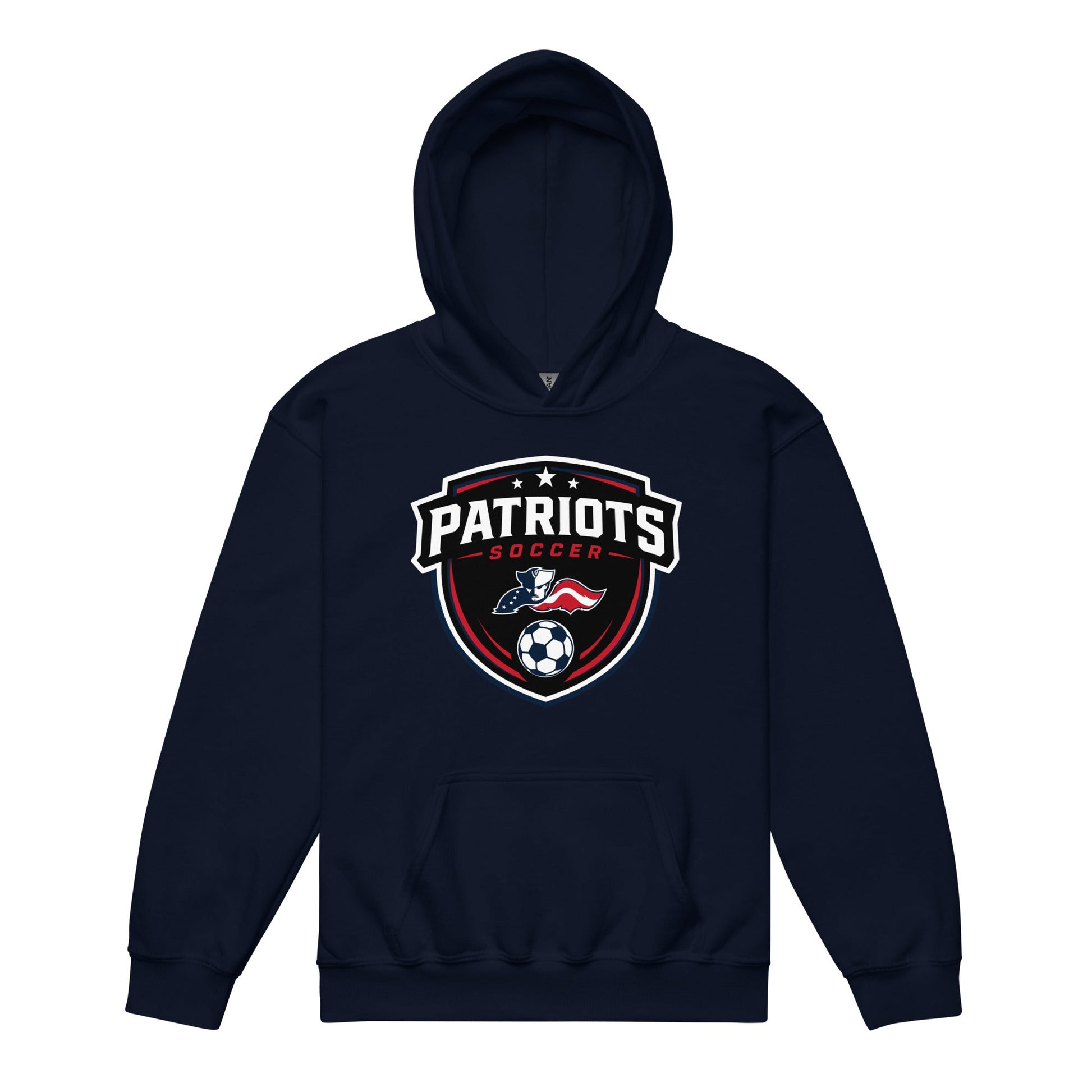 Classic | Youth Hoodie | LFMS Athletics | Patriots Soccer Logo