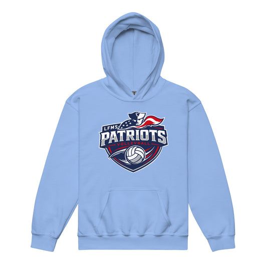 Classic | Youth Hoodie | LFMS Athletics | Patriots Volleyball Logo