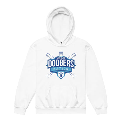 Classic | Youth Hoodie | LI Dodgers Nation | Varsity Crest Logo
