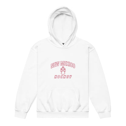 Classic | Youth Hoodie | Lobo Women’s Ice Hockey | Script Logo