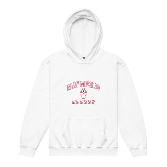 Classic | Youth Hoodie | Lobo Women’s Ice Hockey | Script Logo