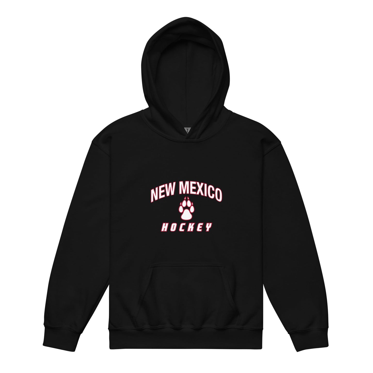 Classic | Youth Hoodie | Lobo Women’s Ice Hockey | Script Logo