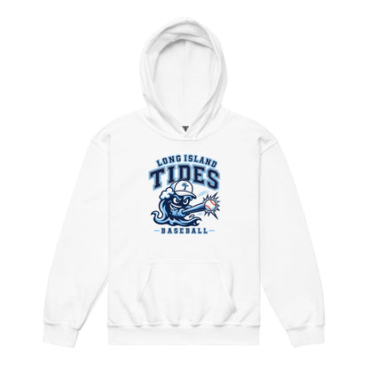 Classic | Youth Hoodie | Long Island Tides Baseball | Valor Logo
