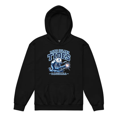 Classic | Youth Hoodie | Long Island Tides Baseball | Valor Logo