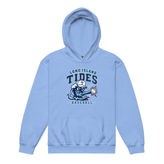 Classic | Youth Hoodie | Long Island Tides Baseball | Valor Logo