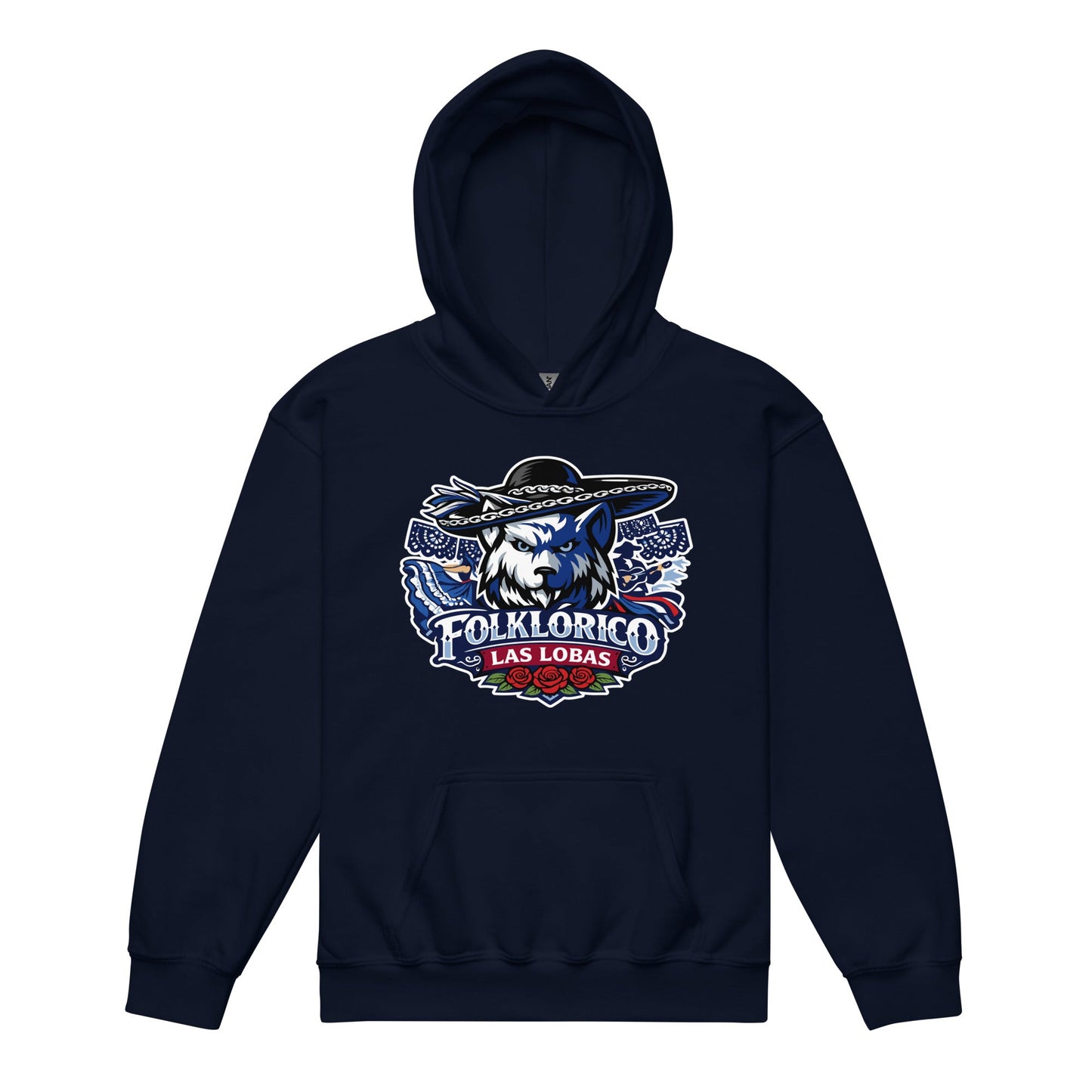Classic | Youth Hoodie | Los Lobitos | Las Lobas Logo