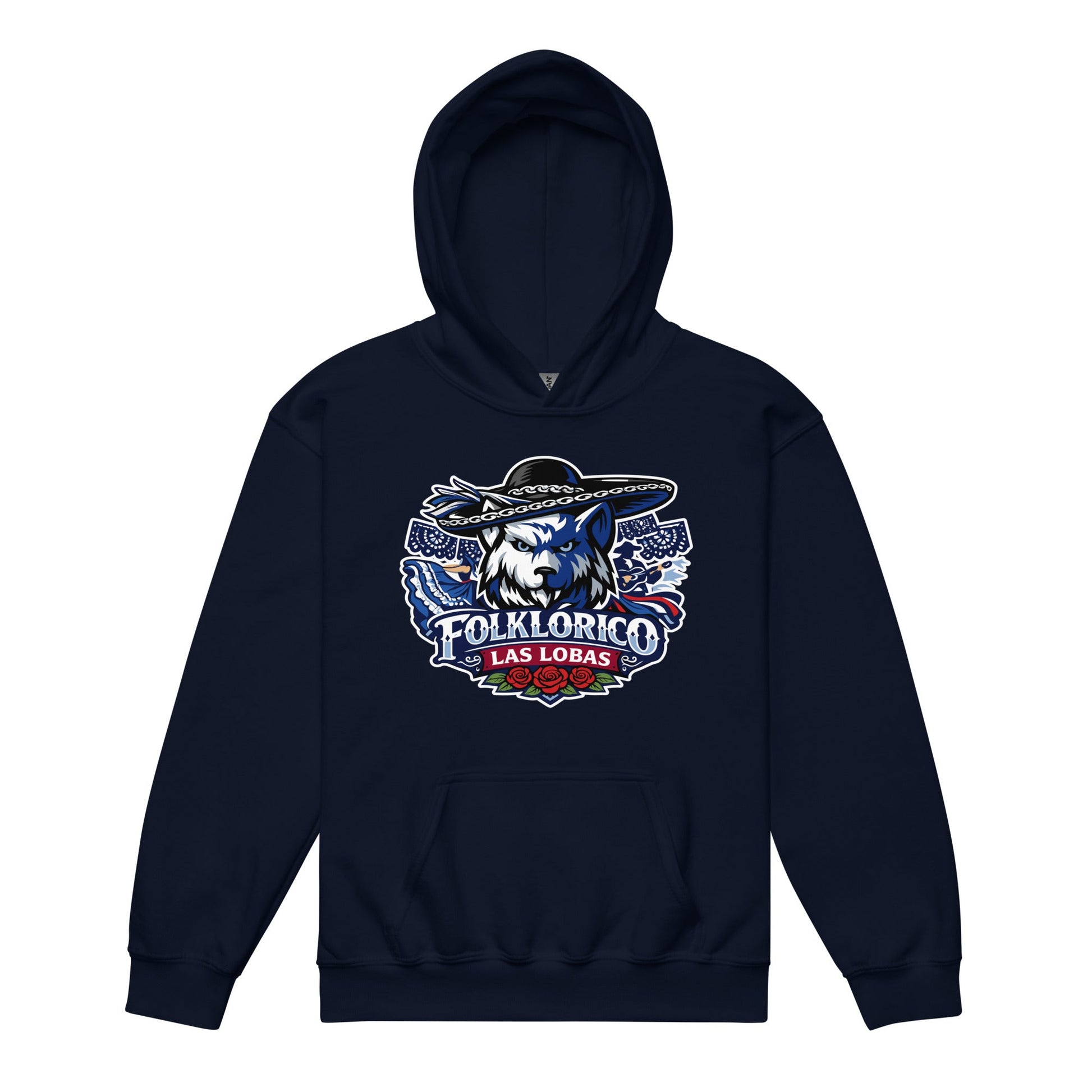 Classic | Youth Hoodie | Los Lobitos | Las Lobas Logo
