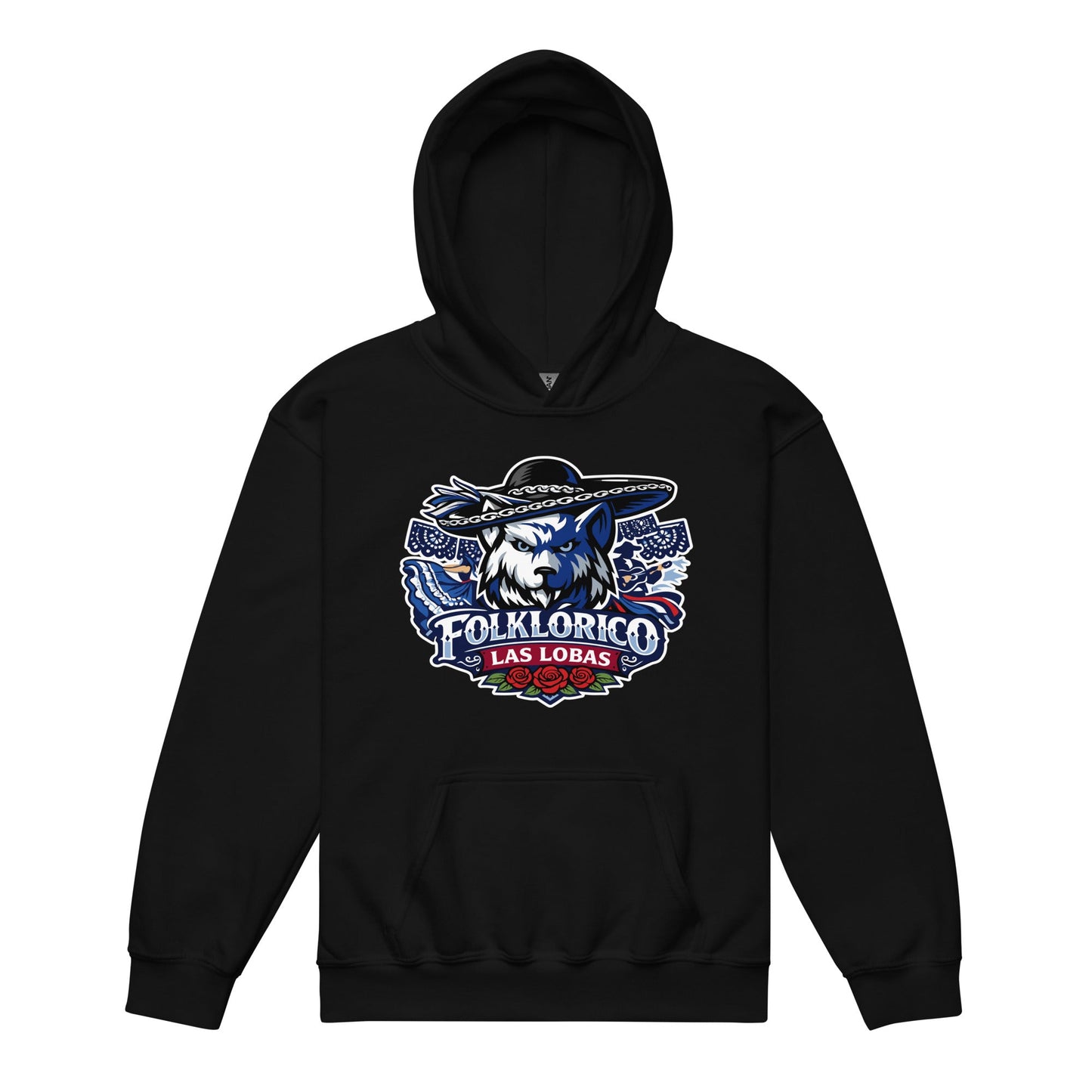 Classic | Youth Hoodie | Los Lobitos | Las Lobas Logo