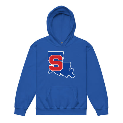 Classic | Youth Hoodie | Louisiana Slam Baseball | Crest Logo