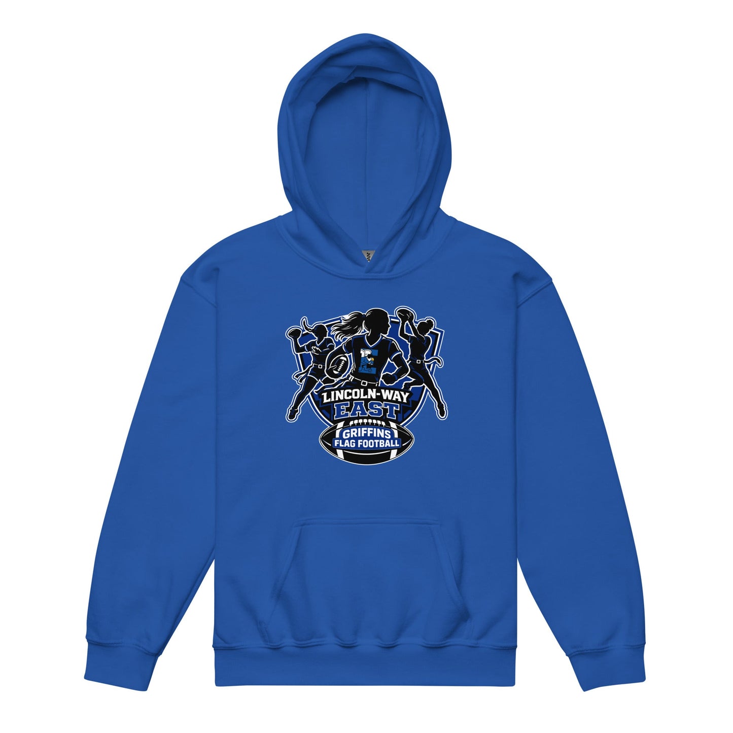 Classic | Youth Hoodie | LWE Flag Football | Athletics Logo