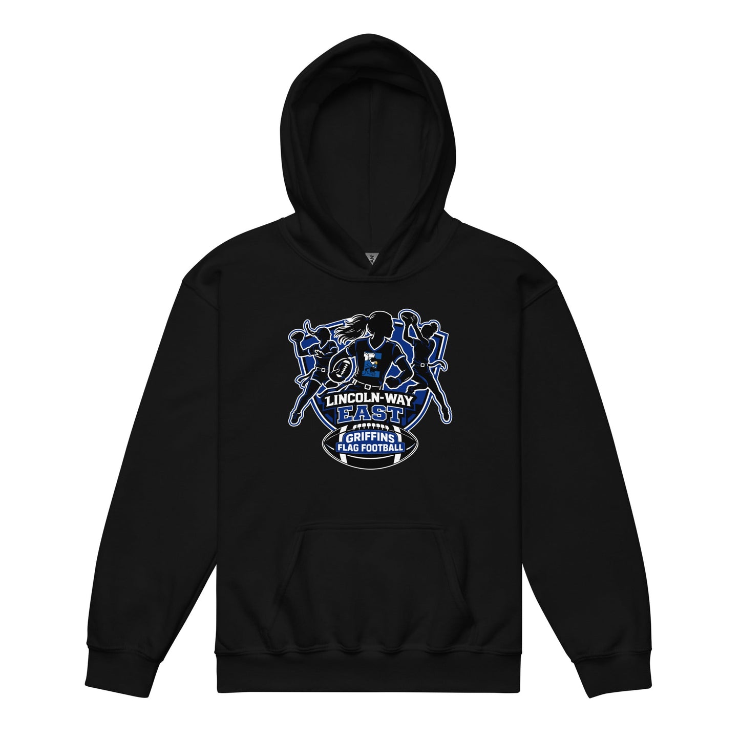 Classic | Youth Hoodie | LWE Flag Football | Athletics Logo
