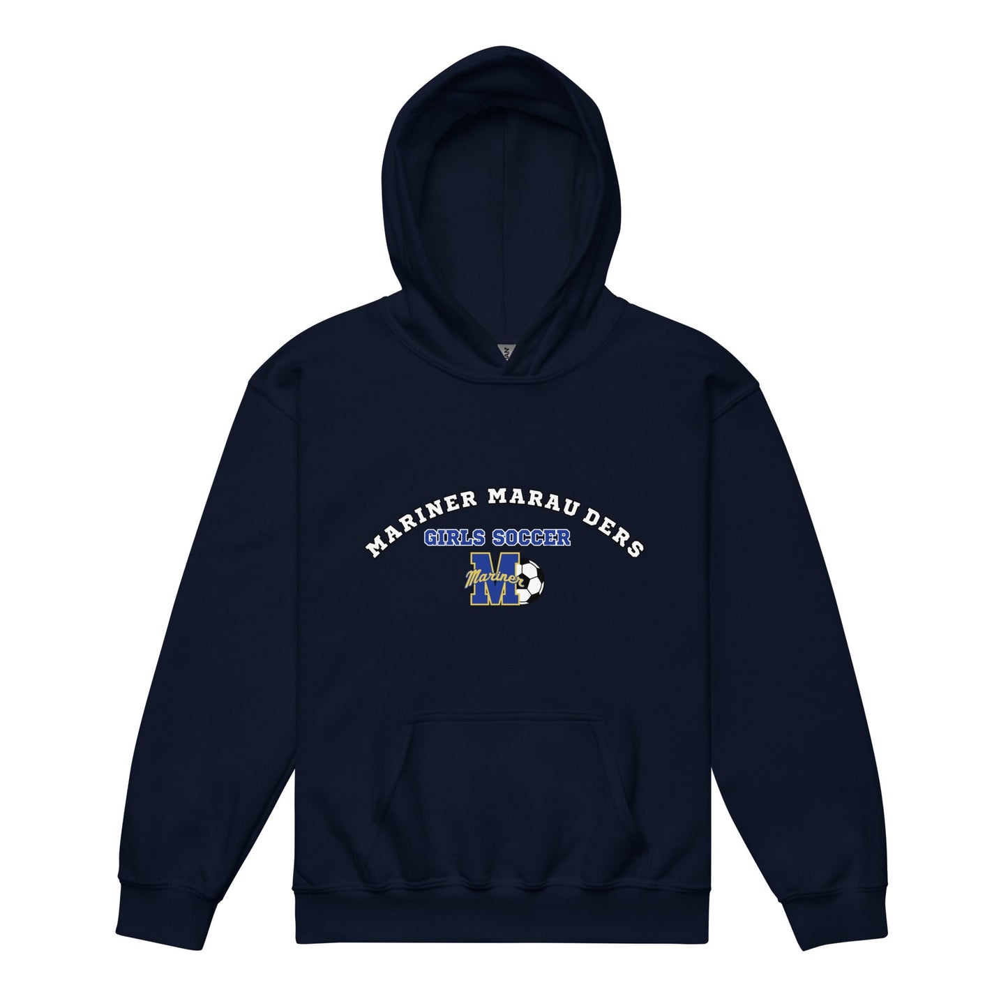 Classic | Youth Hoodie | Mariner girls soccer | Crest Logo