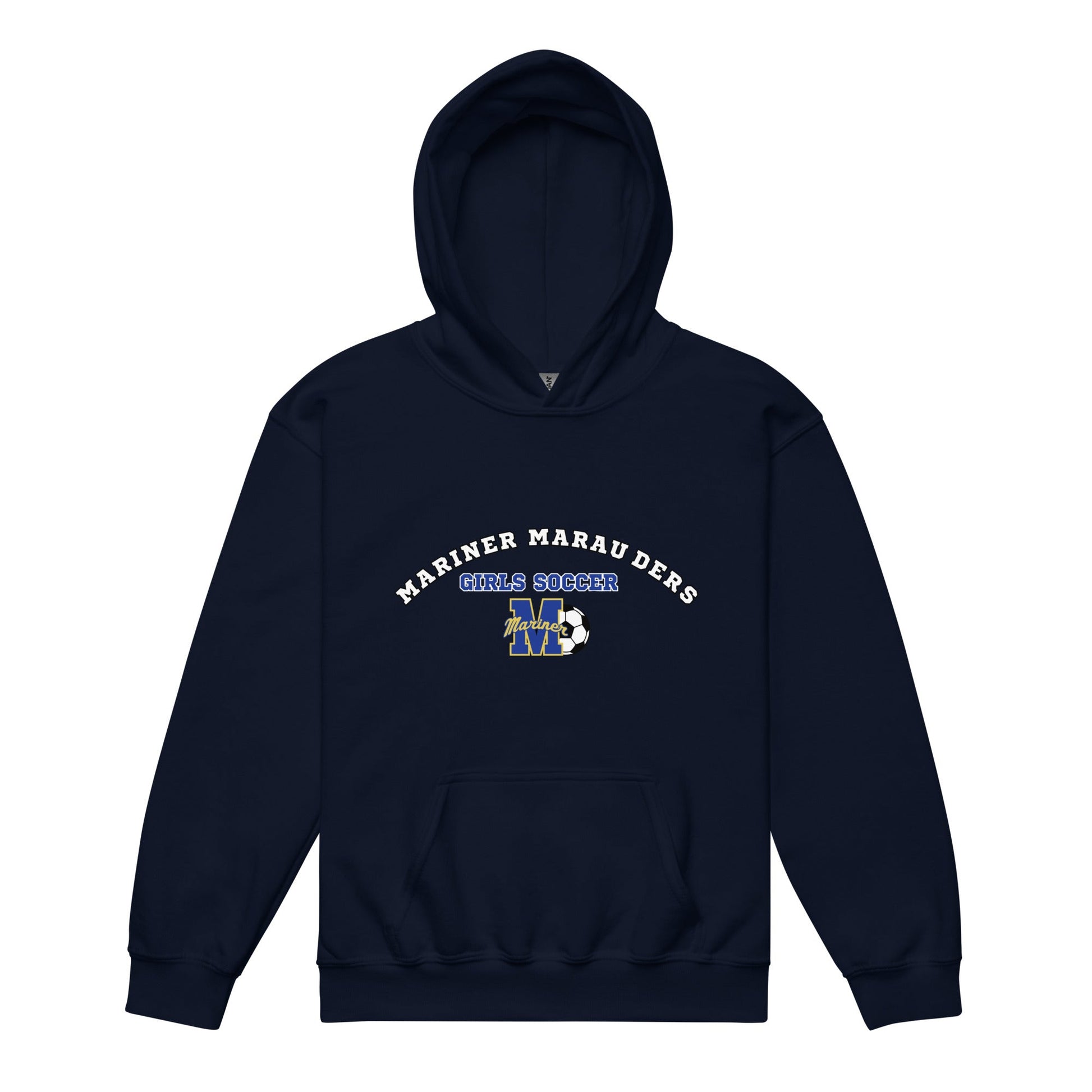 Classic | Youth Hoodie | Mariner girls soccer | Crest Logo