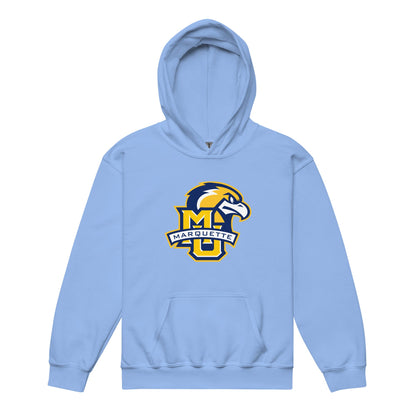 Classic | Youth Hoodie | Marquette University Women's Hockey | Eagle Crest Logo