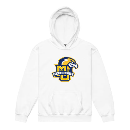 Classic | Youth Hoodie | Marquette University Women's Hockey | Eagle Crest Logo