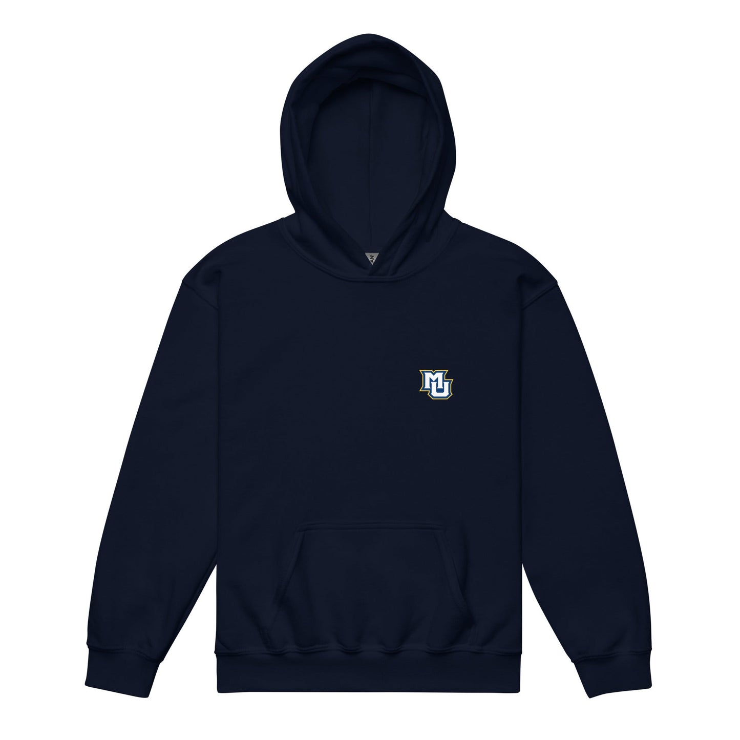 Classic | Youth Hoodie | Marquette University Women's Hockey | MU Mark Backprint Logo