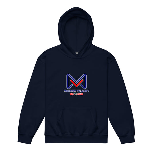 Classic | Youth Hoodie | Maximum Velocity Youth Sports | Crest Logo
