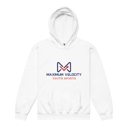 Classic | Youth Hoodie | Maximum Velocity Youth Sports | Emblem Logo