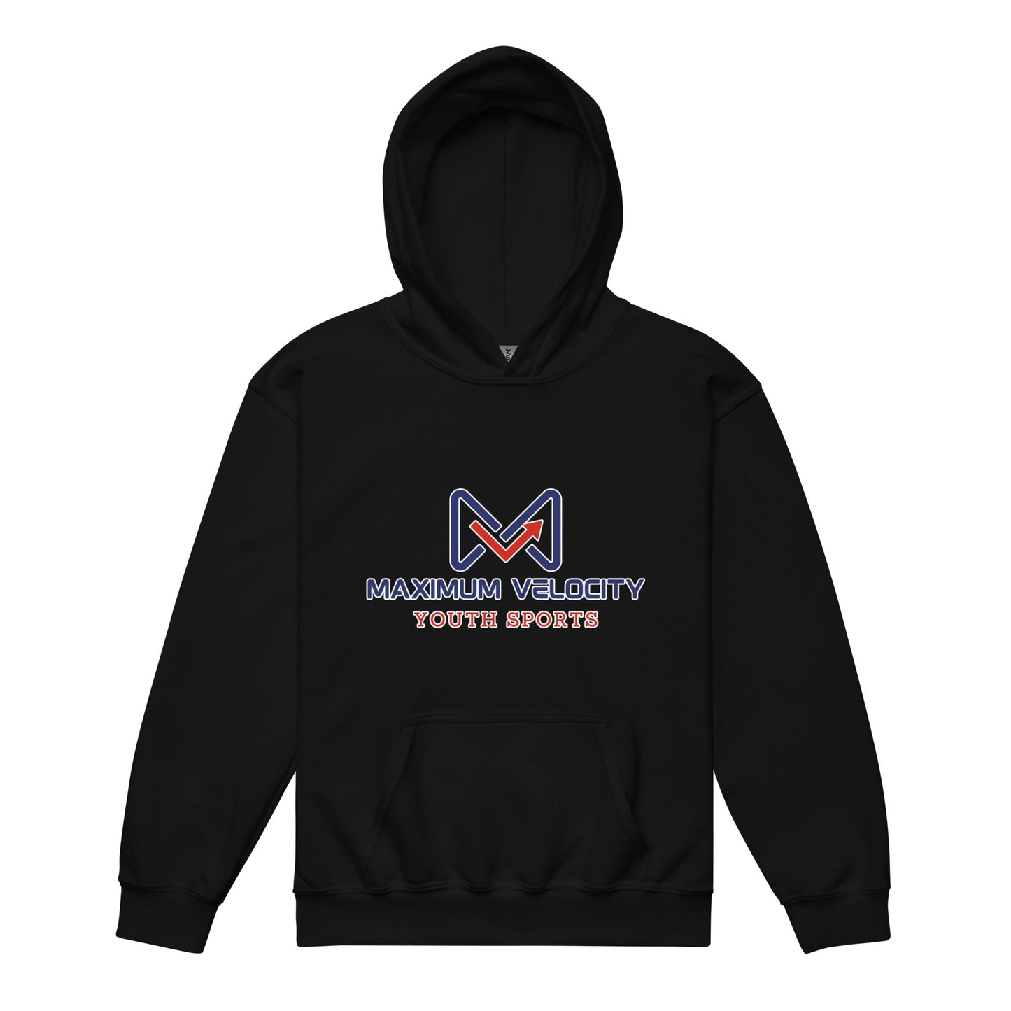 Classic | Youth Hoodie | Maximum Velocity Youth Sports | Emblem Logo
