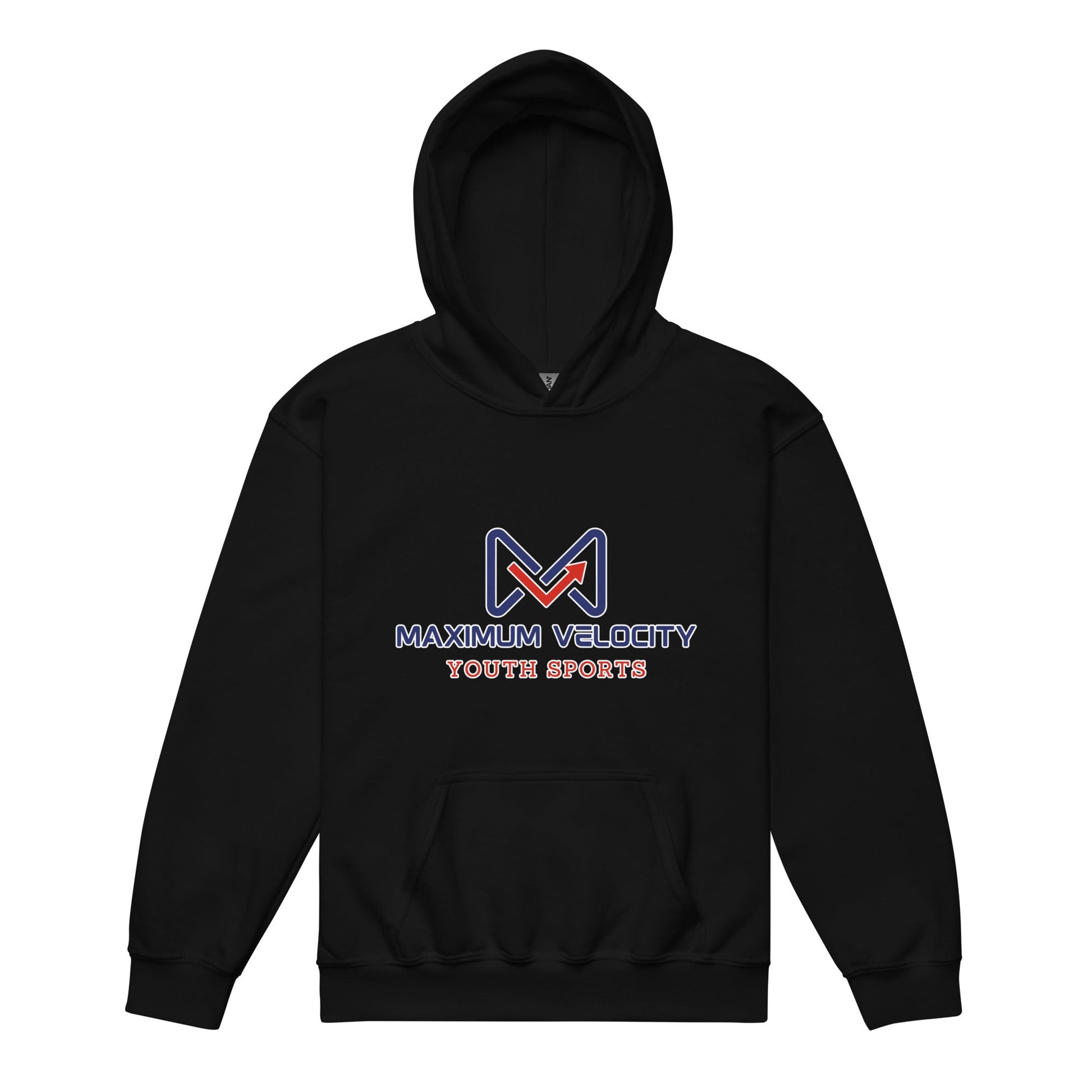 Classic | Youth Hoodie | Maximum Velocity Youth Sports | Emblem Logo