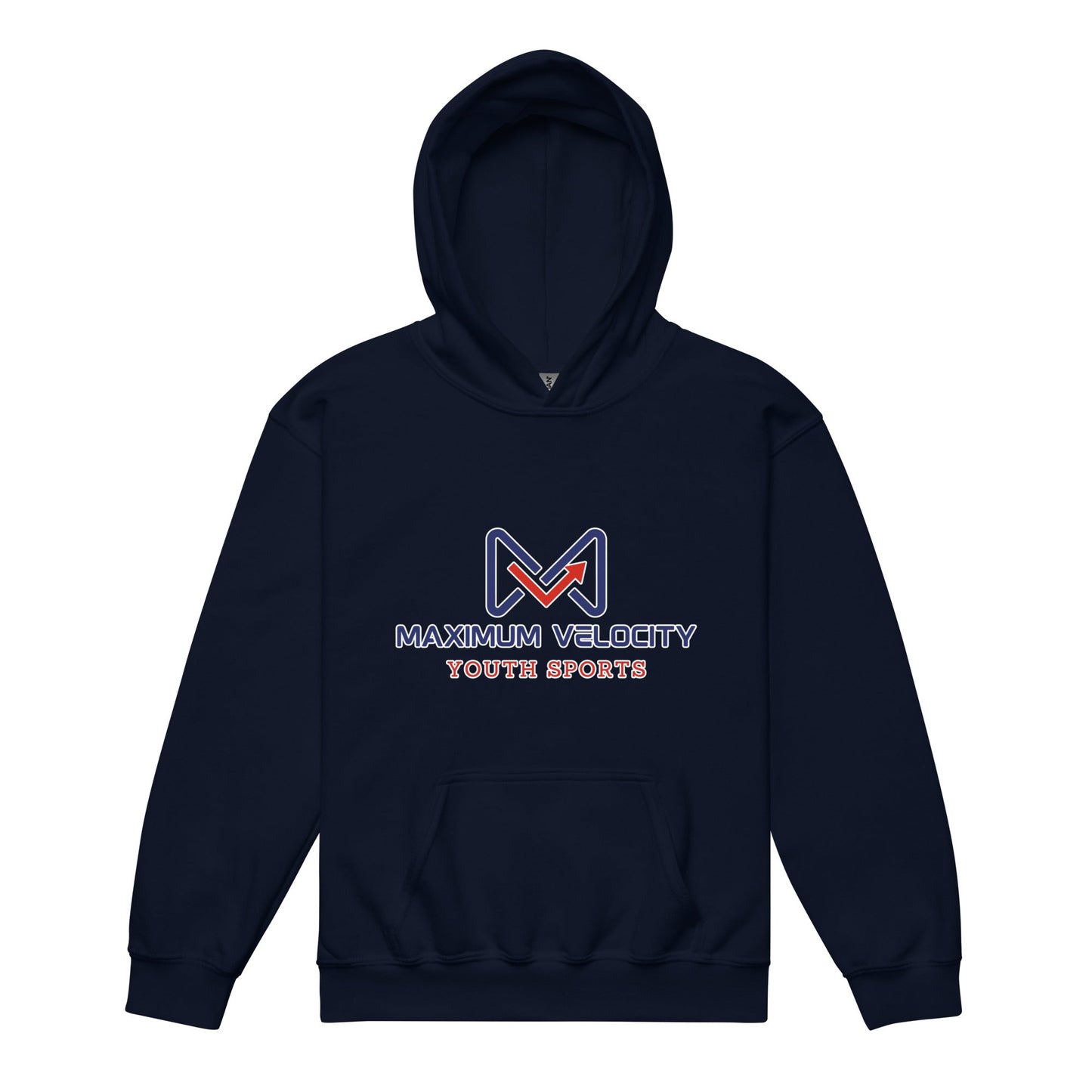 Classic | Youth Hoodie | Maximum Velocity Youth Sports | Emblem Logo
