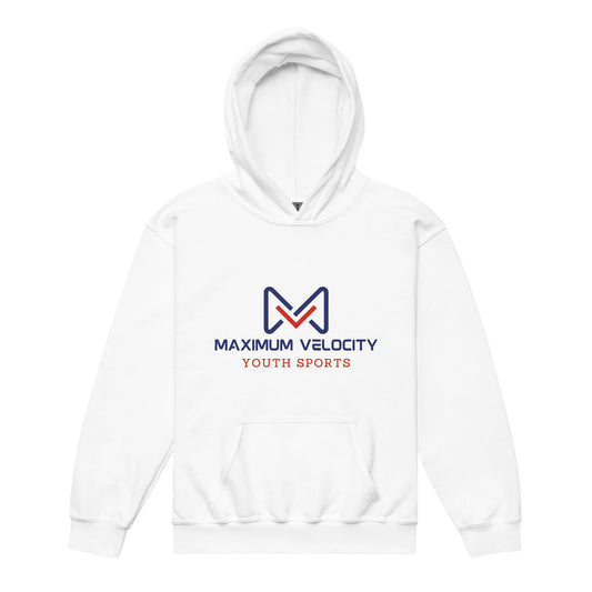 Classic | Youth Hoodie | Maximum Velocity Youth Sports | Emblem Logo