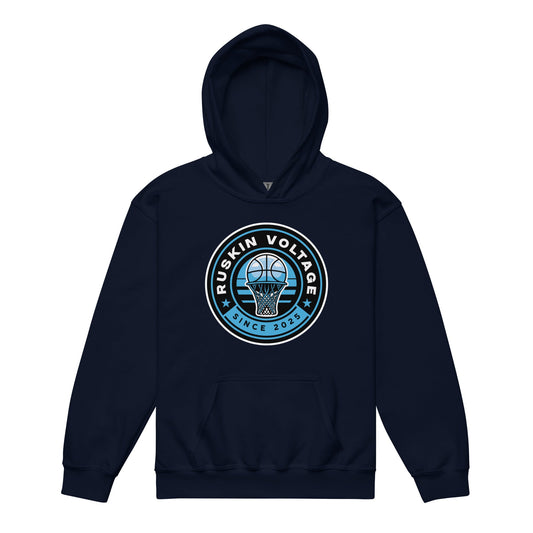Classic | Youth Hoodie | Maximum Voltage Athletics District | Hoop Crest Logo