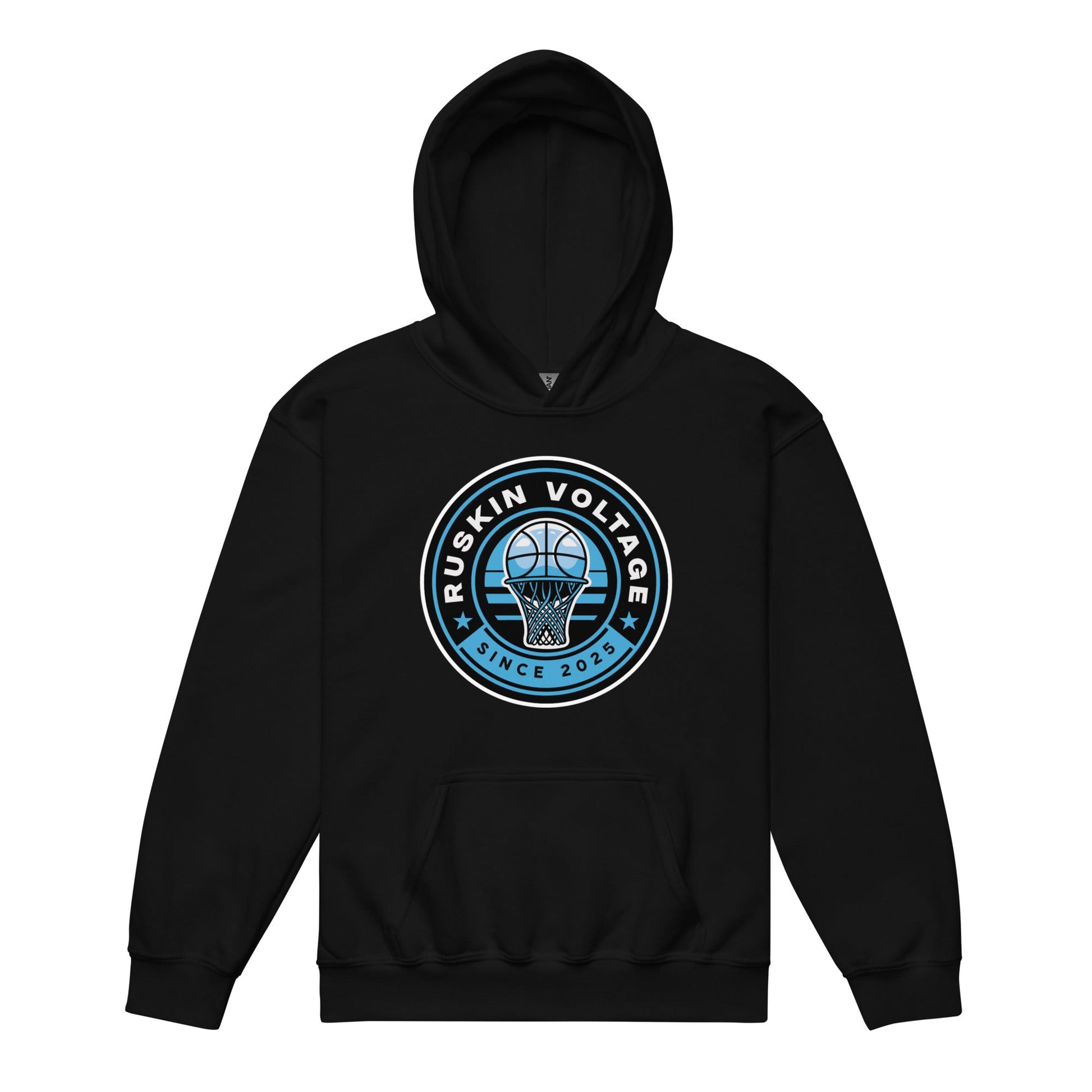 Classic | Youth Hoodie | Maximum Voltage Athletics District | Hoop Crest Logo