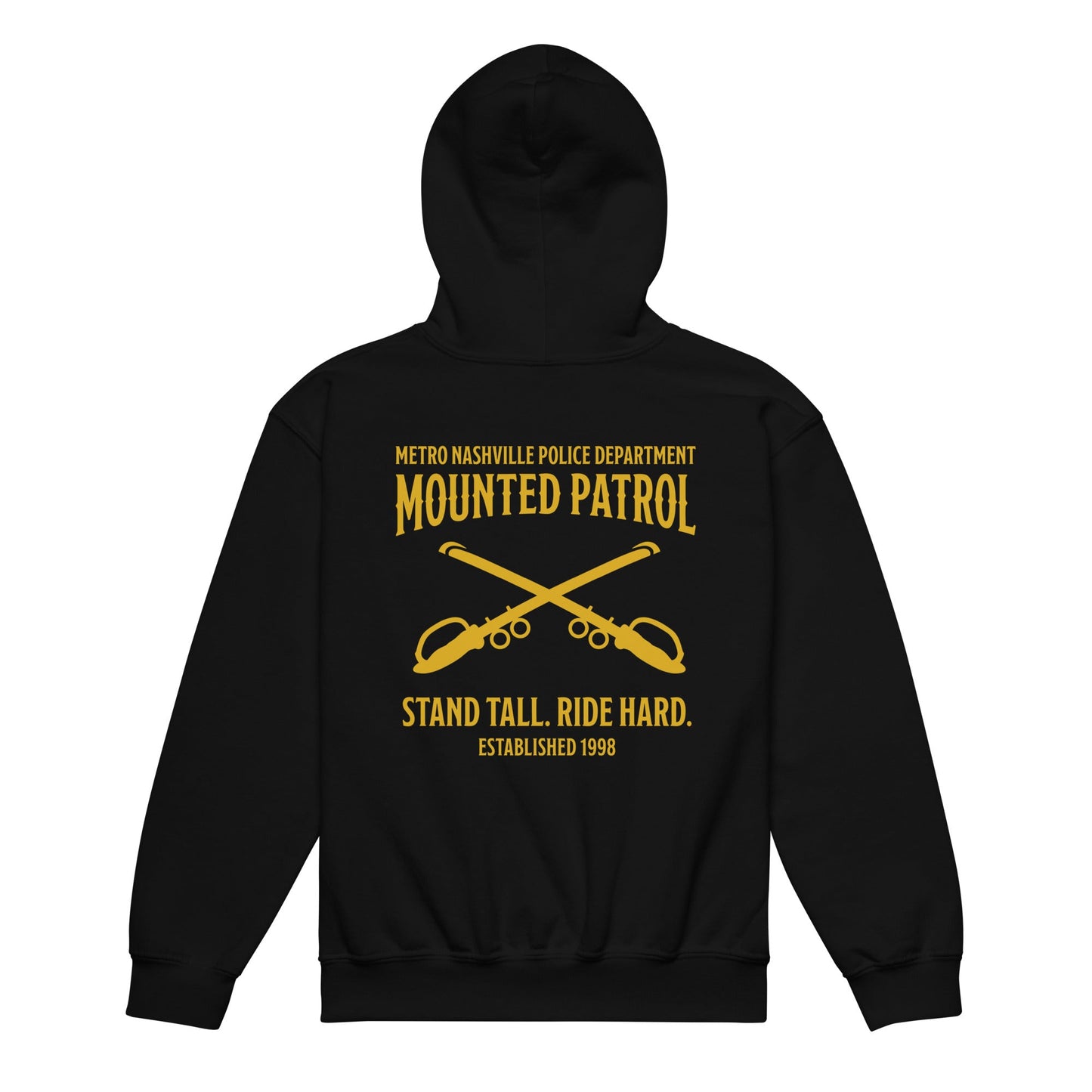 Classic | Youth Hoodie | Metro Nashville Police Department Horse Mounted Patrol | Stand Tall Logo