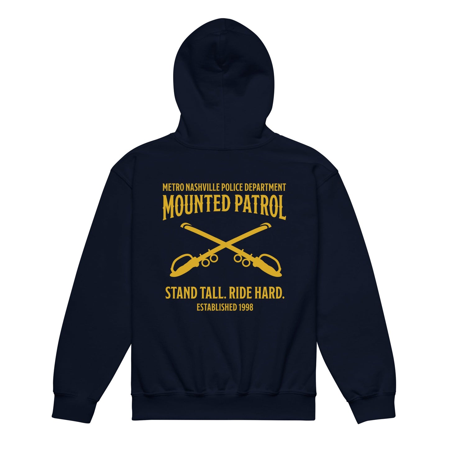 Classic | Youth Hoodie | Metro Nashville Police Department Horse Mounted Patrol | Stand Tall Logo